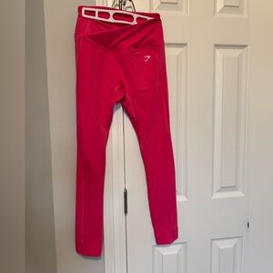 Gymshark hot pink crossover legging